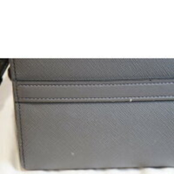 Prada Calf Trimmed Saffiano Esplanade tote bag black grey - Picture 8 of 9